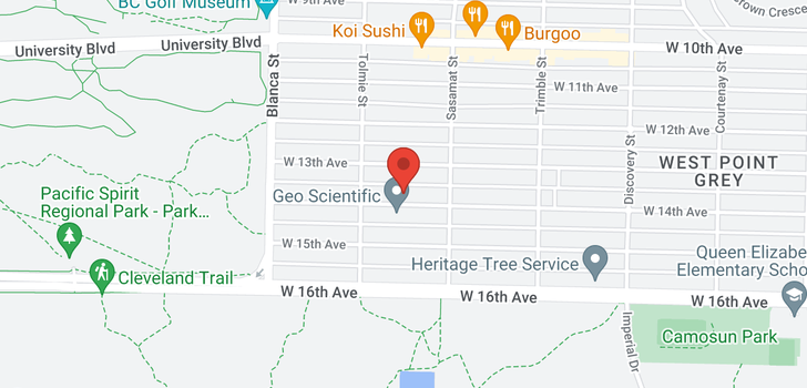 map of 4553 W 14TH AVENUE